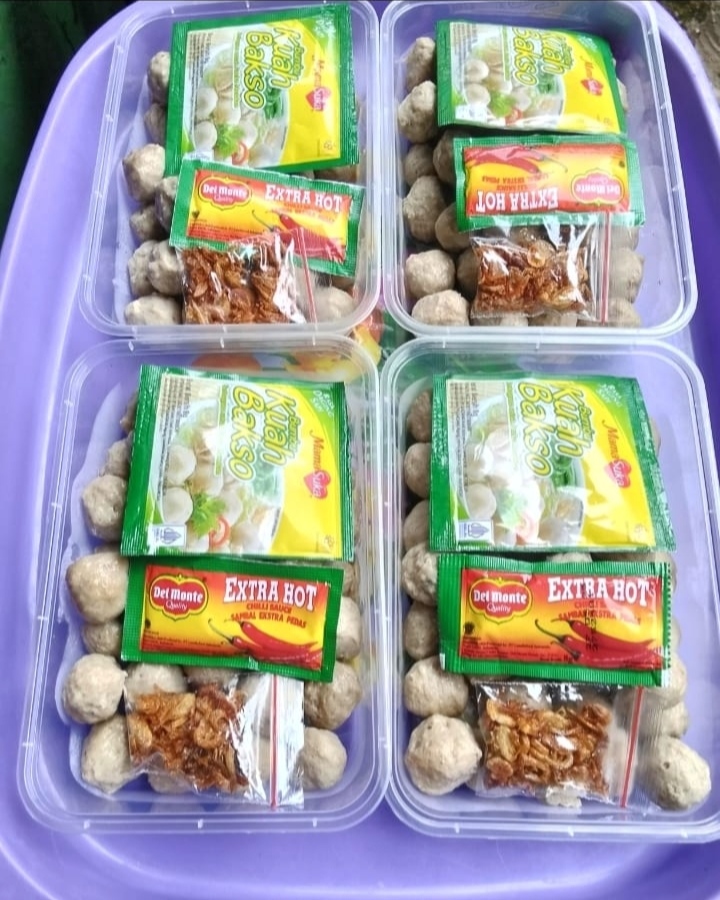 Bakso keringan satu pak isi 40 pcs cocok untuk campuran SOP,capcay dll